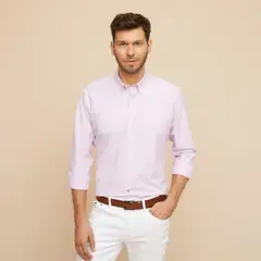 LA MARTINA - Camisa Hombre Manga larga de Algodón