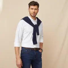 LA MARTINA - Camisa Hombre Manga larga de Algodón