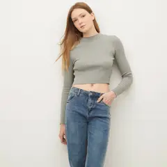 SYBILLA - Saco Mujer Crop