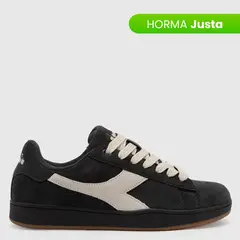 DIADORA - Tenis Hombre Moda Court Xl Negros Horma Justa