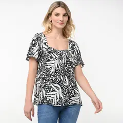 UNIVERSITY CLUB - Blusa para Mujer Manga corta