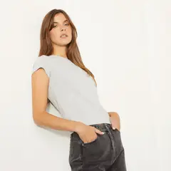 BASEMENT - Camiseta Mujer Manga corta de Algodón