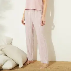 BLU - Pantalón de pijama Mujer de Viscosa