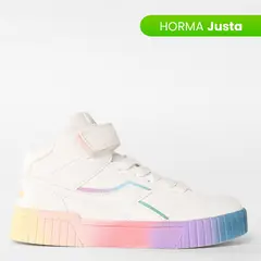 DIADORA - Tenis moda Girl Bampu H para Niña Blancos Horma Justa