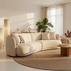 BASEMENT HOME - Sofá Tela 4 puestos YING