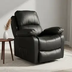 MICA - Silla Reclinable Masajeadora 1 Puesto con Calefaccion y Función Elevación Stand Up (Ayuda a Levantar) Escocia 103x90x90 cm