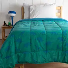 MICA KIDS - Edredón Infantil con exterior y relleno de Poliéster 180 GSM Roar. Edredón Estampado para cama Sencillo y doble.