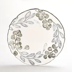 ROBERTA ALLEN - Platos de postre Vidrio Plato Postre 21Cm Eucalyptus Dorado