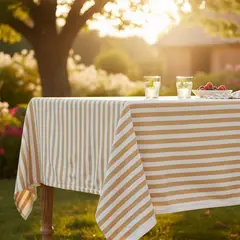 BASEMENT HOME - Mantel de Algodón 210 x 150 cm