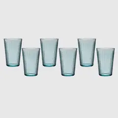 MICA - Vaso de vidrio corto MICA: 6 piezas