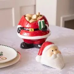 ROBERTA ALLEN - Galletero Papá Noel 17.6 cm Mesa de Navidad