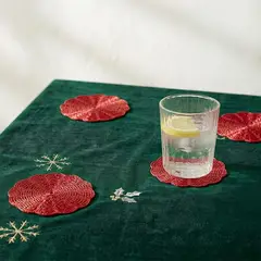 ROBERTA ALLEN - Portavasos de Navidad 10 cm Set x 4