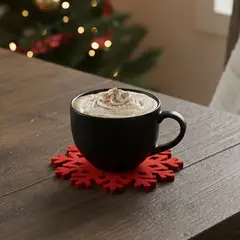 ROBERTA - Portavasos de Navidad 10 cm Set x 4 Allen