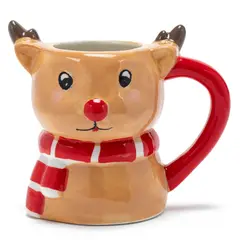 ROBERTA ALLEN - Platos de postre Cerámica Mug Navidad Pinguino