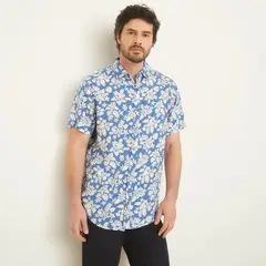 NEWPORT - Camisa Hombre con Estampado Manga corta