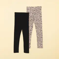 YAMP - Leggings Niña Pack de 2 unidades Algodón