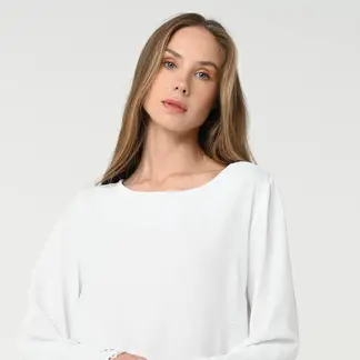 SOUTHLAND - Blusa Mujer Bordado Manga larga