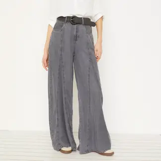 UNIVERSITY CLUB - Jean Recto Mujer Tiro alto