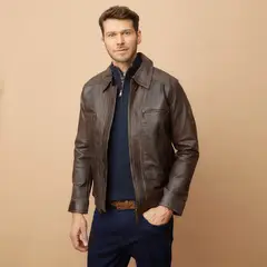 LA MARTINA - Chaqueta Hombre De Cuero