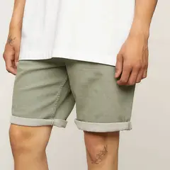 BEARCLIFF - Bermuda de jean Hombre Denim