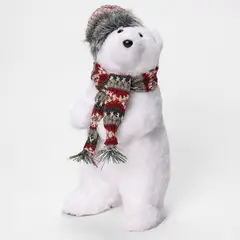 MICA - Peluche Navideño: Osa Bufanda 30 cm