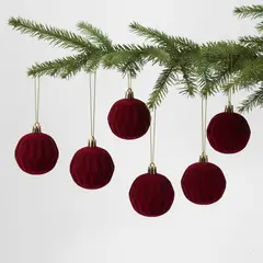 MICA - Bola de Navidad Verde: Set x6 6 cm