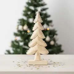 MICA - Adorno Árbol de Navidad: Pino Blanco 38 cm