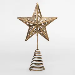 MICA - Adorno Punta de Árbol: Estrella 28 cm