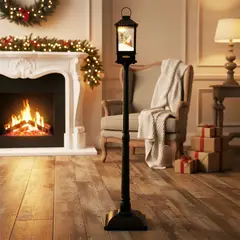 MICA - Adorno Navideño con Luz: Farol Papá Noel 166 cm