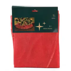 MICA - Base Árbol de Navidad Rojo 106 cm