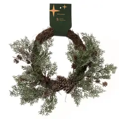 MICA - Corona Navideña: Adorno para Puerta 41 cm