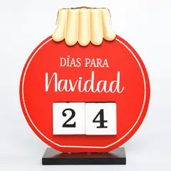 MICA - Bola de Navidad Calendario 17x2x22.5 cm