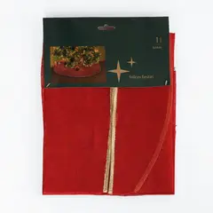 MICA - Base Árbol de Navidad Rojo 106 cm