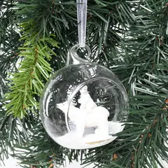 MICA - Bola de Navidad Oso 8.8 cm