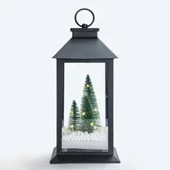 MICA - Adorno Navideño con Luz: Farol 28 cm