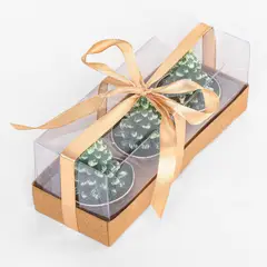 MICA - Vela de navidad Papà noel 5 cm set X 3