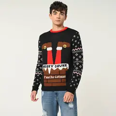 BEARCLIFF - Saco Navideño para Hombre