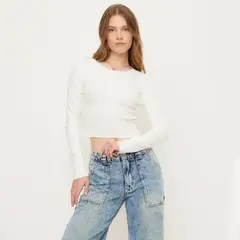 SYBILLA - Saco Mujer Crop