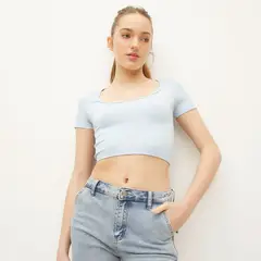 SYBILLA - Blusa Mujer Manga corta