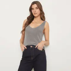 BASEMENT - Top esqueleto Mujer Sin mangas