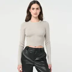 SYBILLA - Saco Mujer Crop