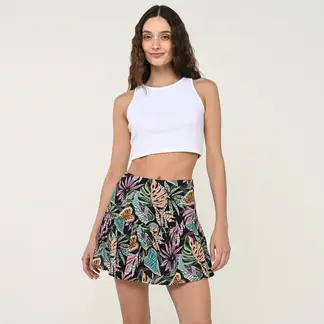 SYBILLA - Falda Mini Mujer Animal print