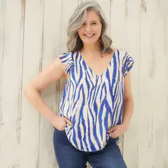 SOUTHLAND - Blusa Mujer con Estampado Manga corta