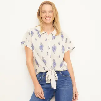 NEWPORT - Blusa Mujer Manga corta