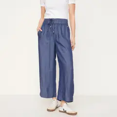 NEWPORT - Pantalón Culotte Mujer Tiro alto