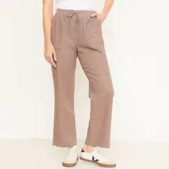 NEWPORT - Pantalón Wide leg Mujer Tiro alto