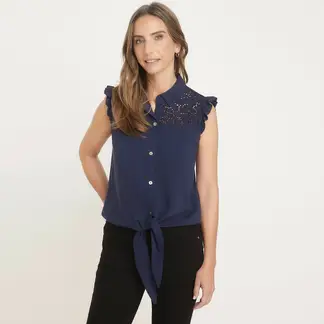 NEWPORT - Blusa Mujer Manga corta