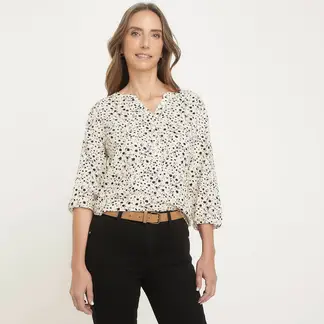 NEWPORT - Blusa Mujer Manga 3/4