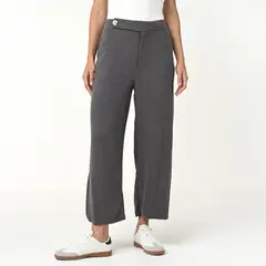 UNIVERSITY CLUB - Pantalón Palazzo Mujer Tiro alto
