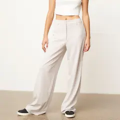 SYBILLA - Pantalón Flare Mujer Tiro medio